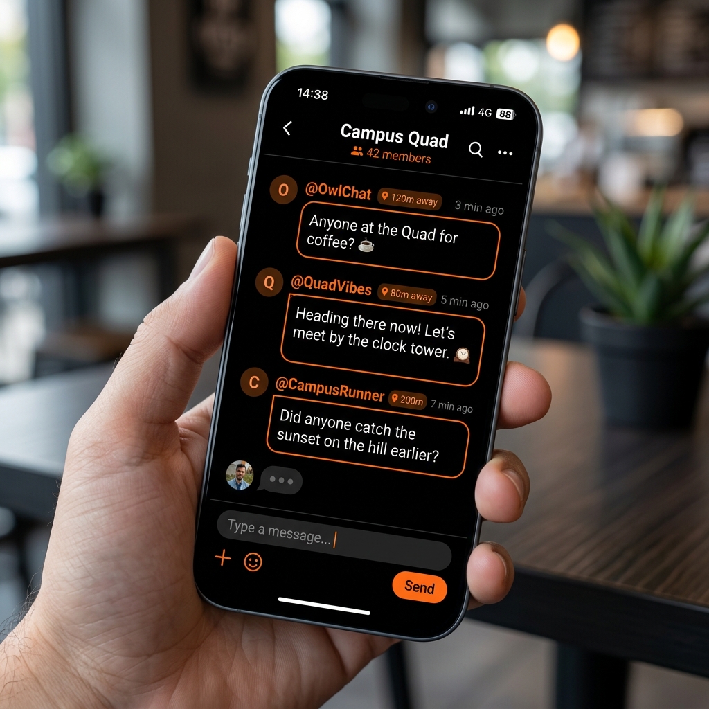 Broke Chat Mobile App Screenshot